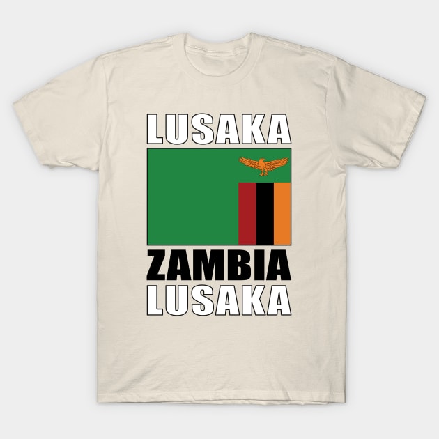 Flag of Zambia T-Shirt by KewaleeTee